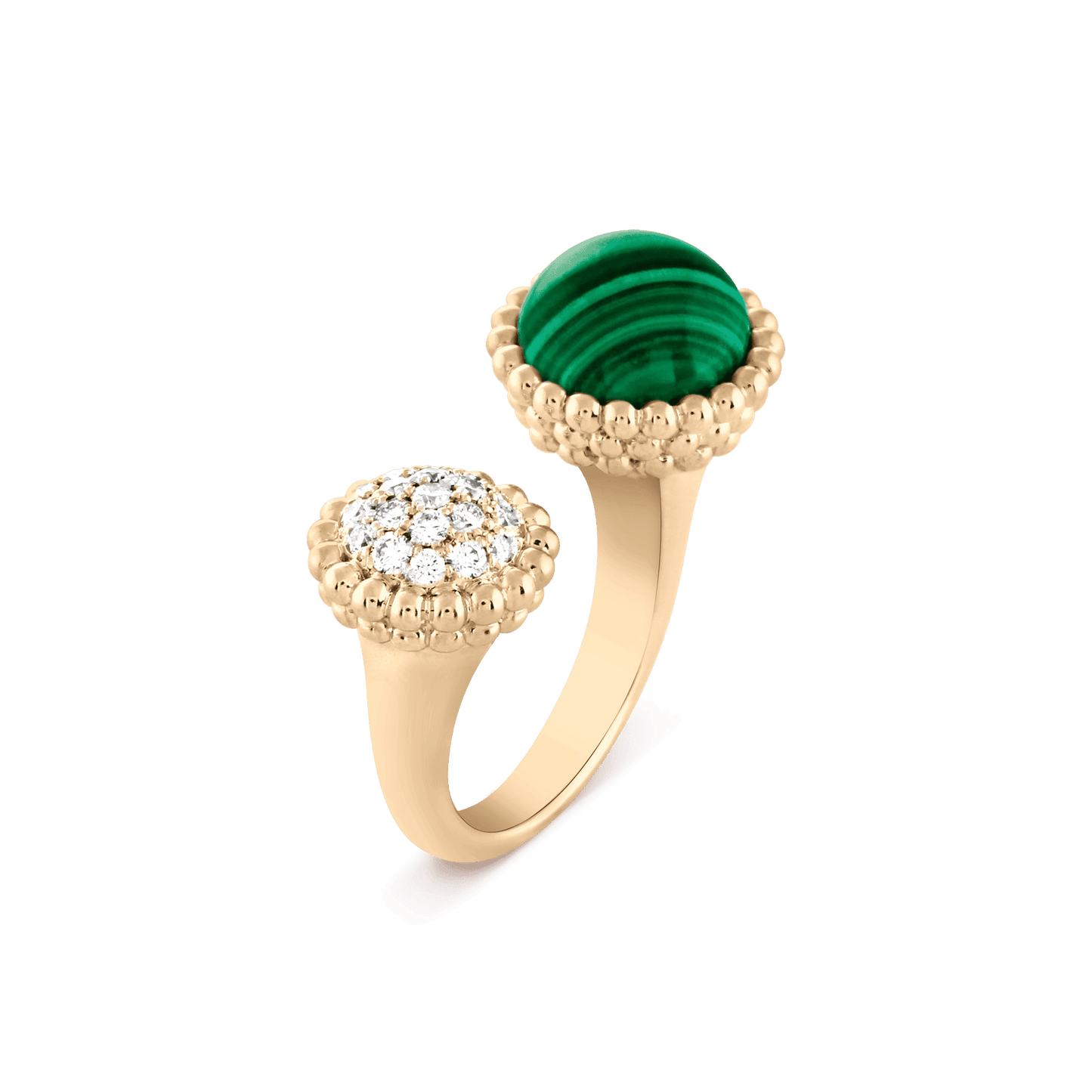 18K Van Cleef & Arpels Perlée Couleurs Between The Finger Ring