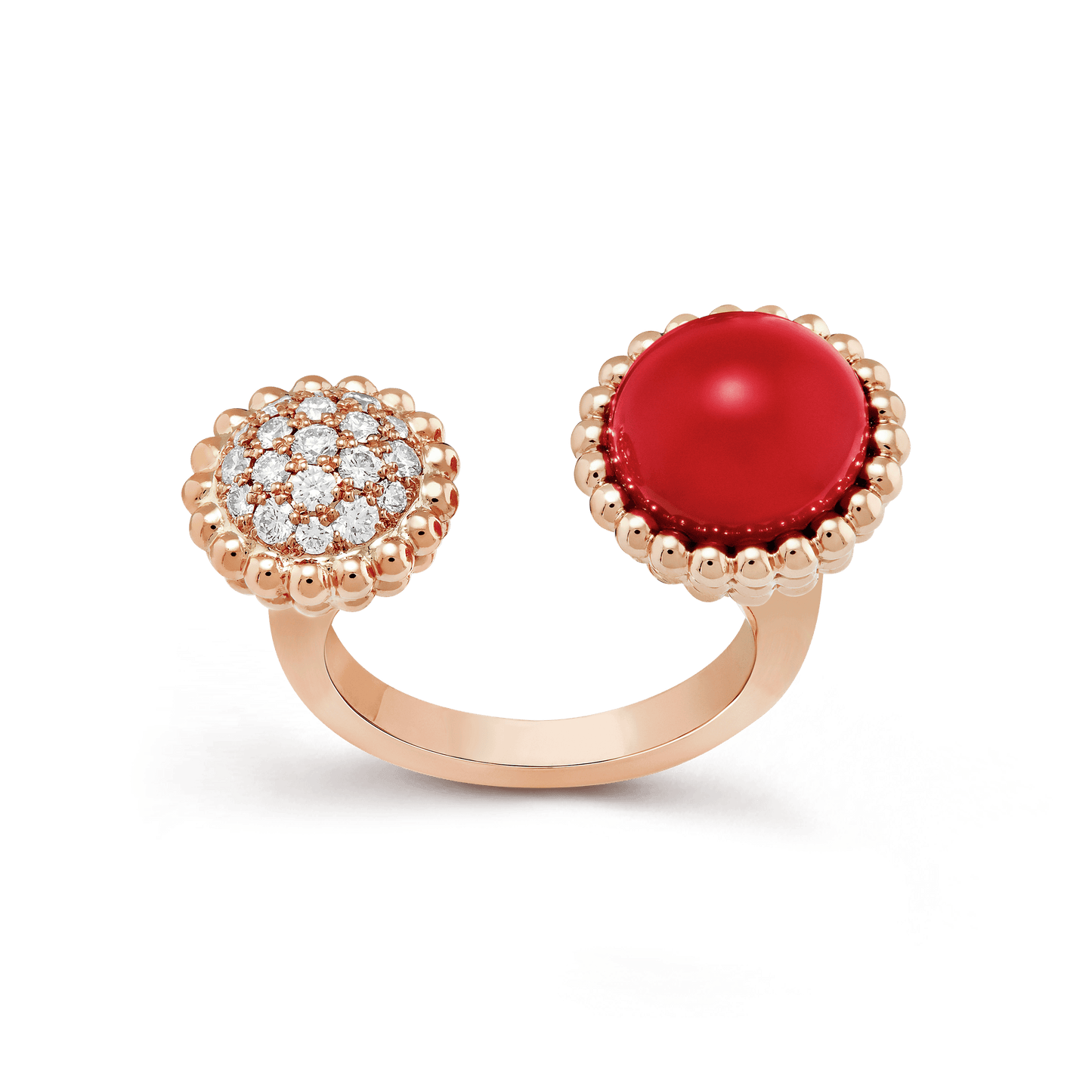 18K Perlée Couleurs Between The Finger Ring