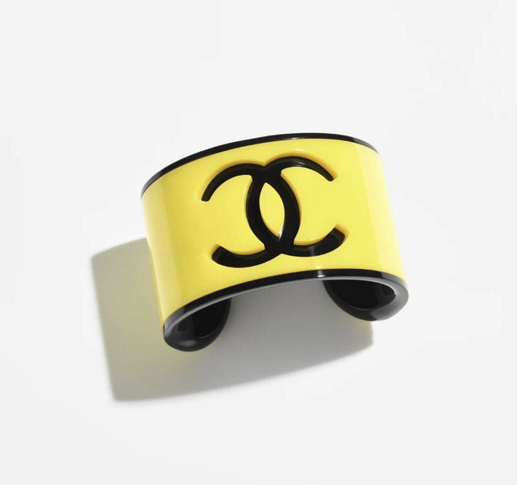 CHANEL CC Yellow Bracelet