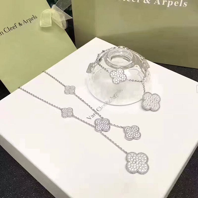 18K Magic Alhambra Five Motifs Clover Bracelet