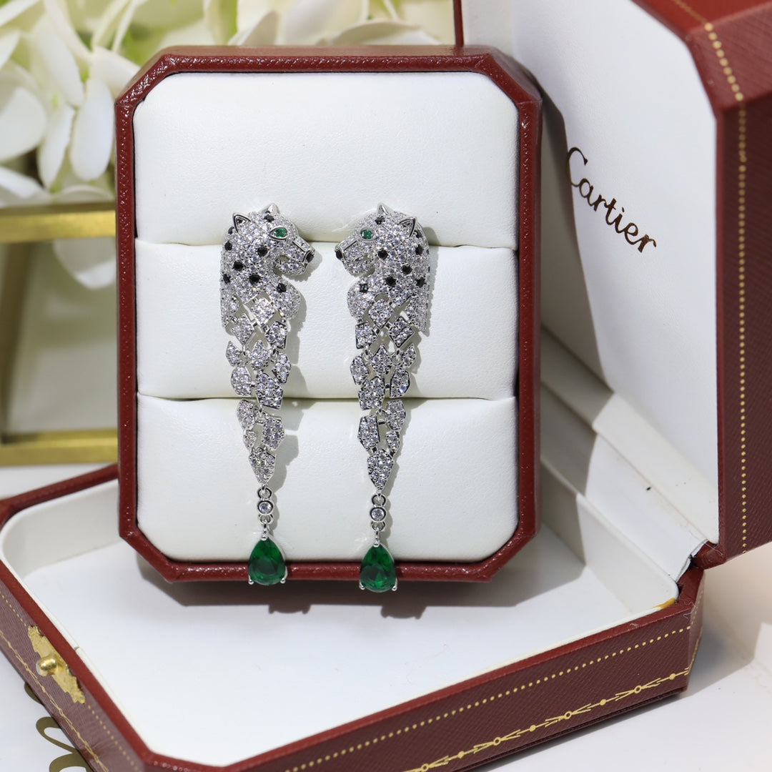 18K Panthère De Earrings