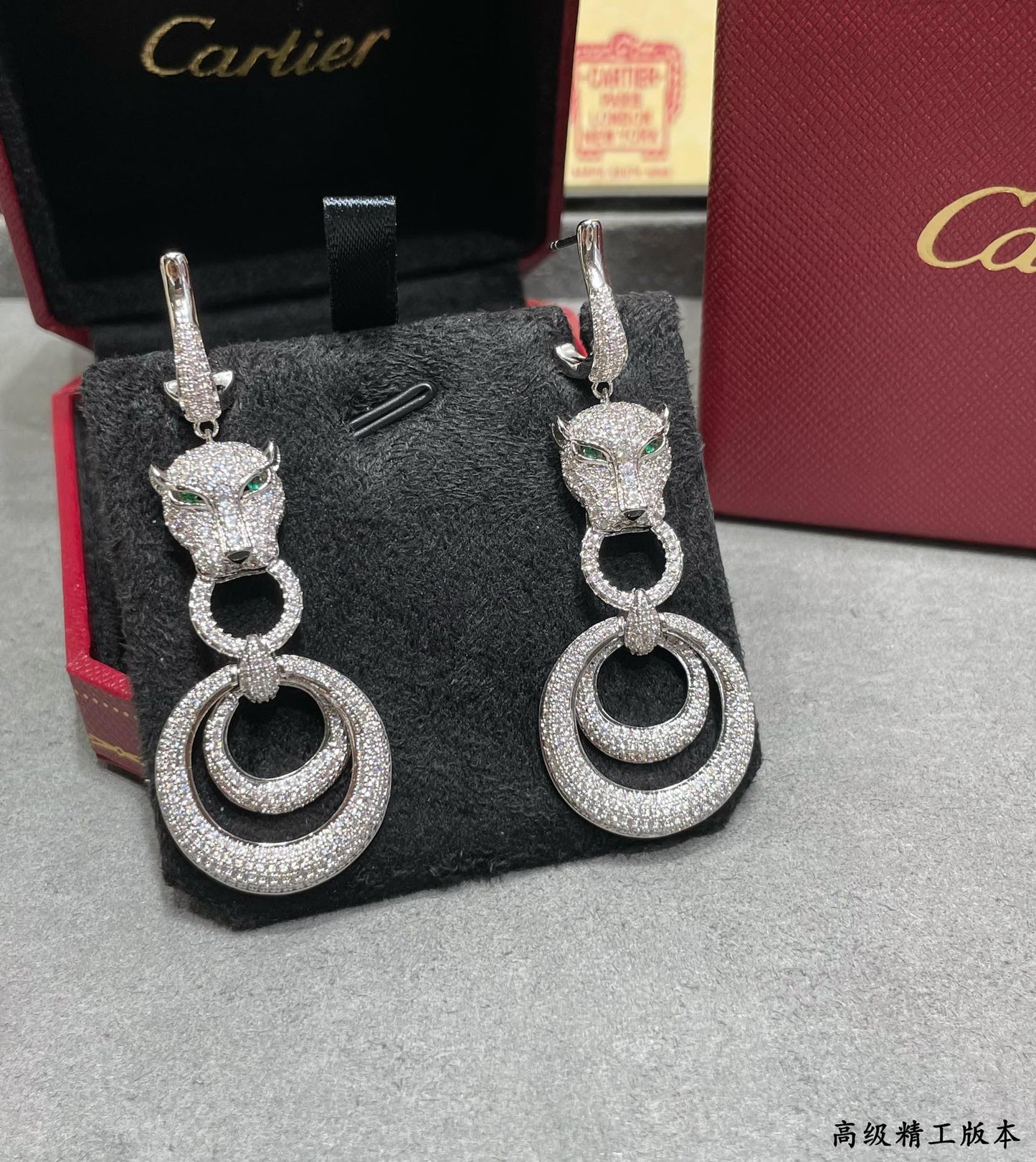18k Panthère De Earrings
