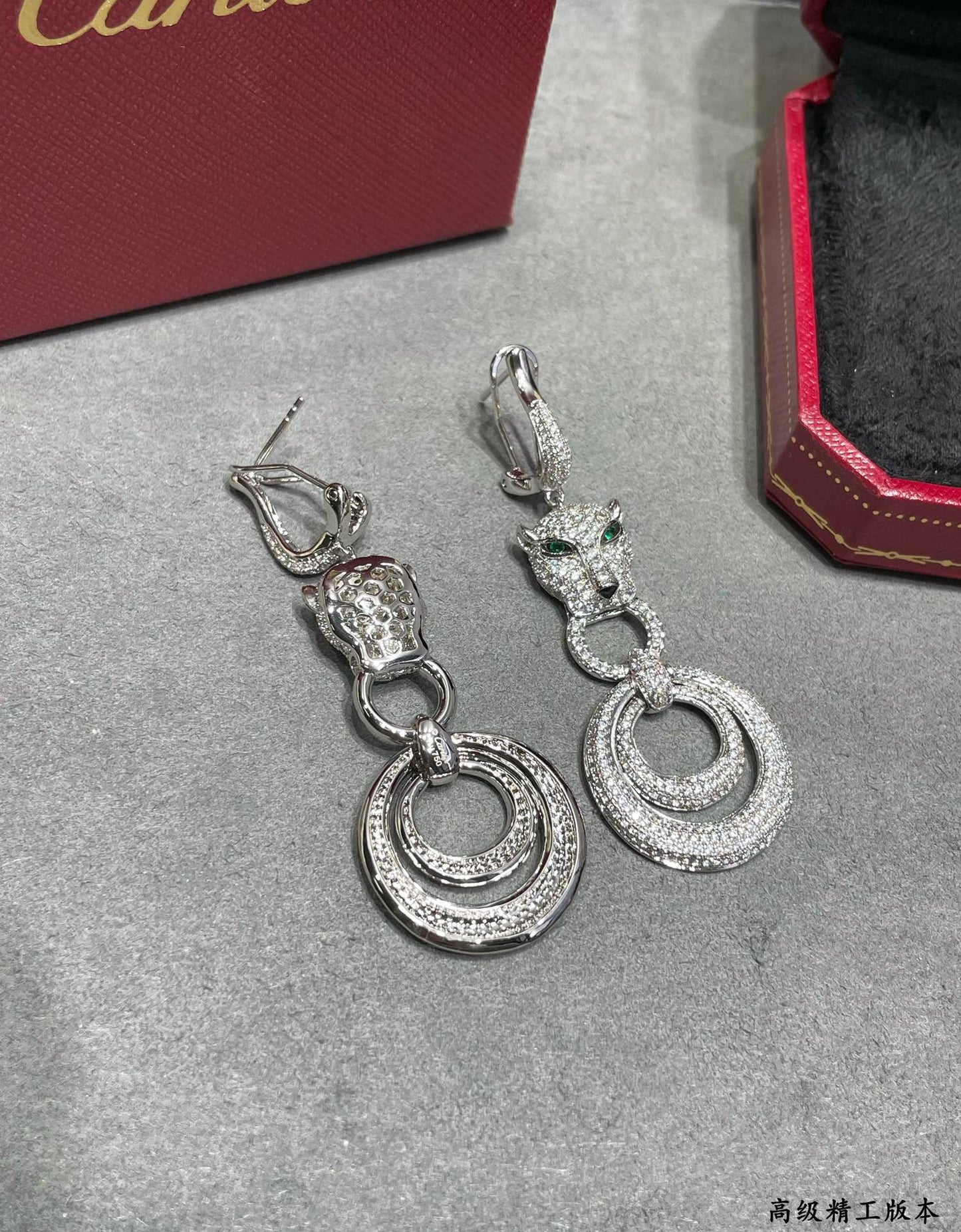 18k Panthère De Earrings