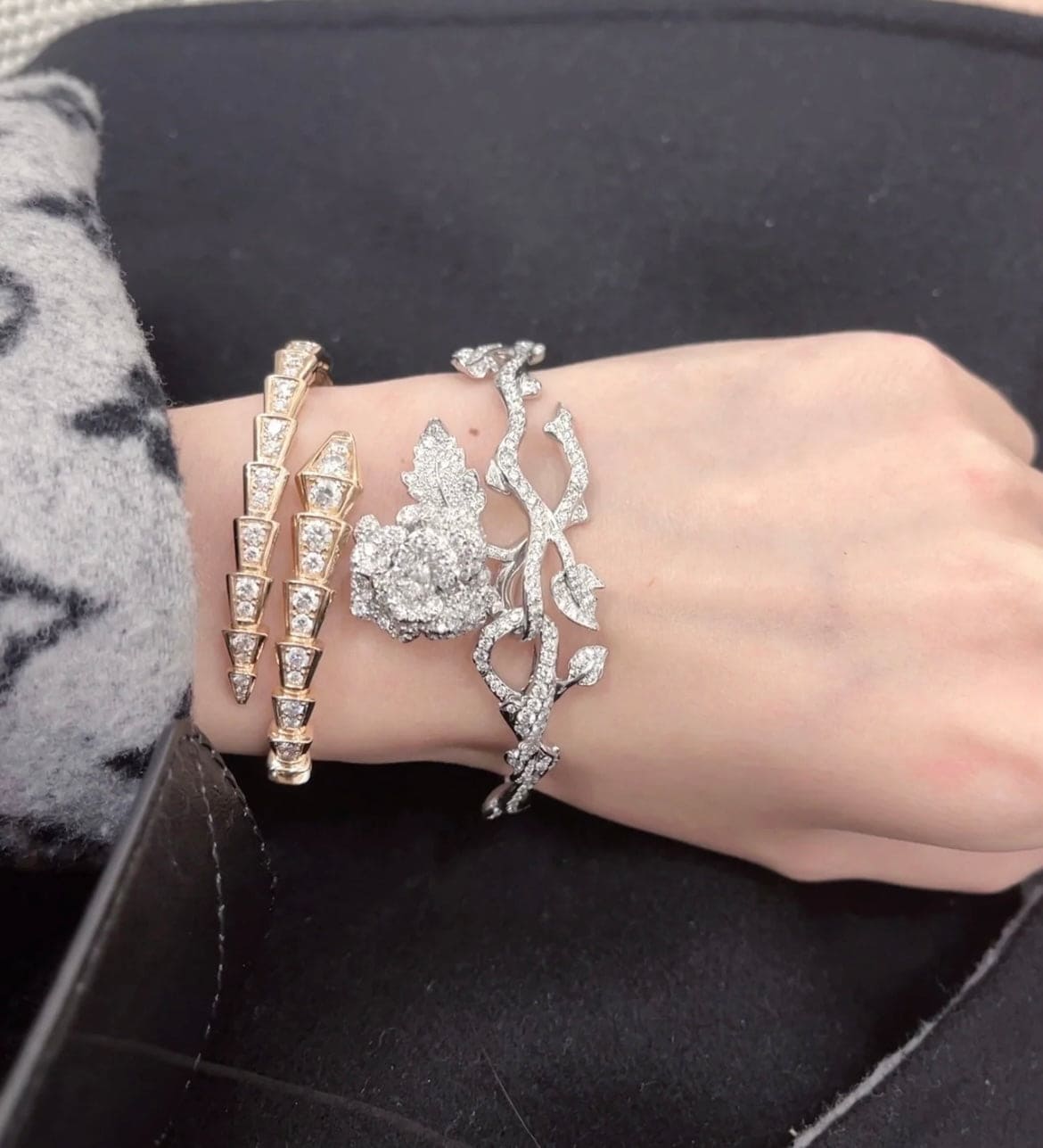18K CD De Rose Diamond Bracelet