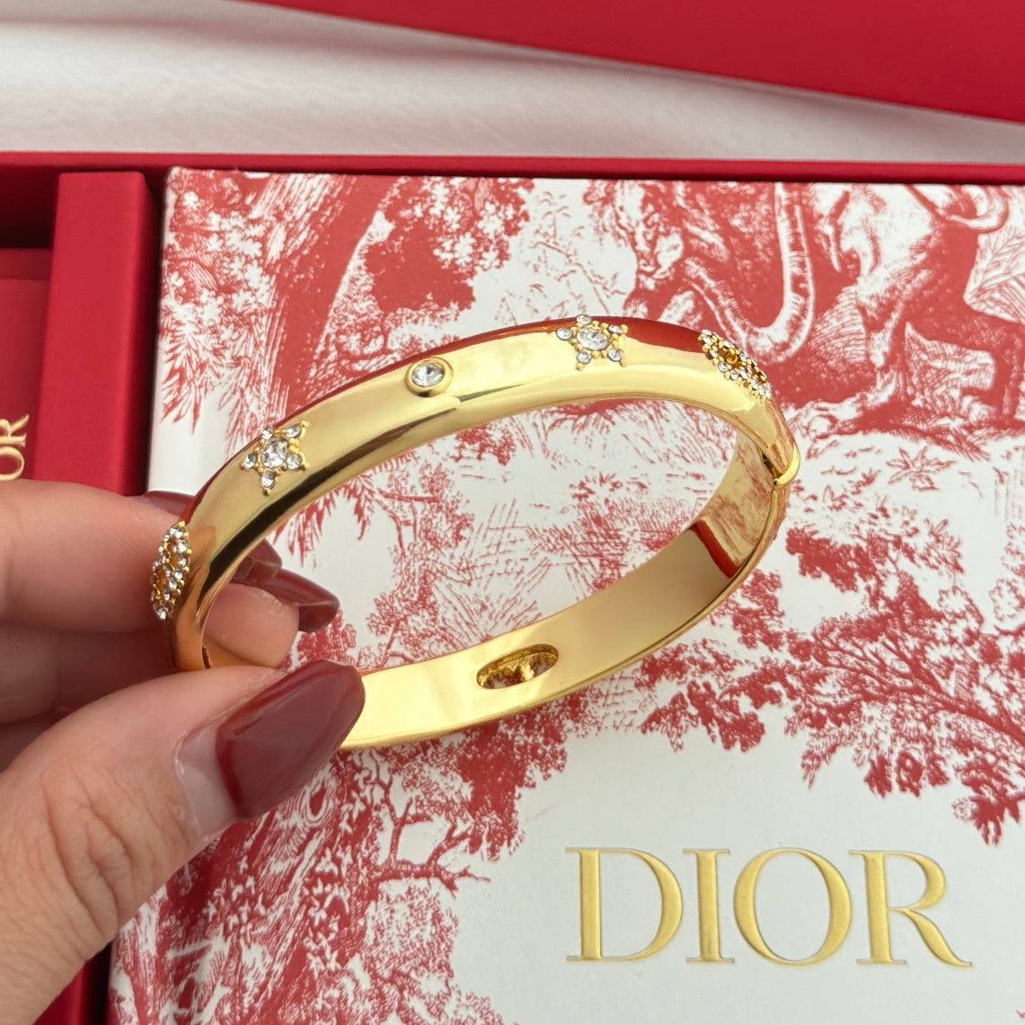 18K CD Diamond Bracelet
