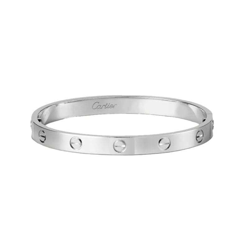 18K White Gold Cartier Love Bracelet