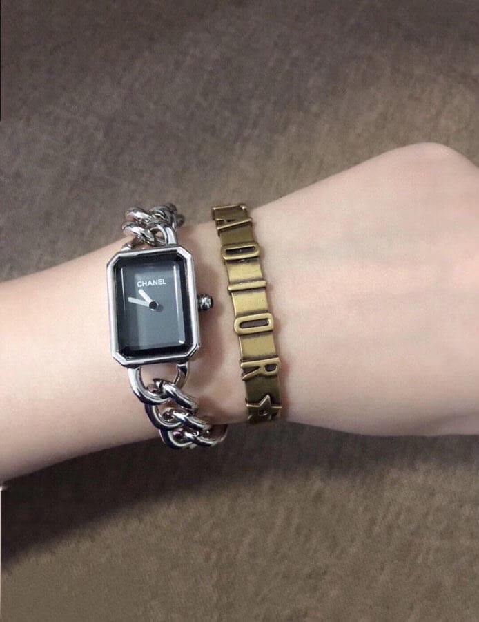 18K CD J’adior Star Open Cuff Bracelet