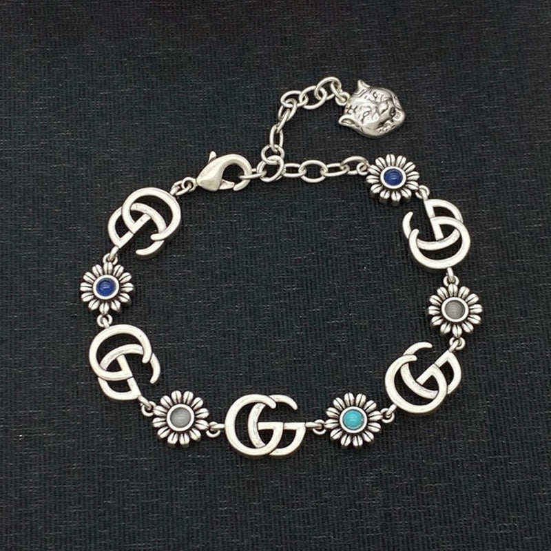 18K GG Green Diamond Bracelet
