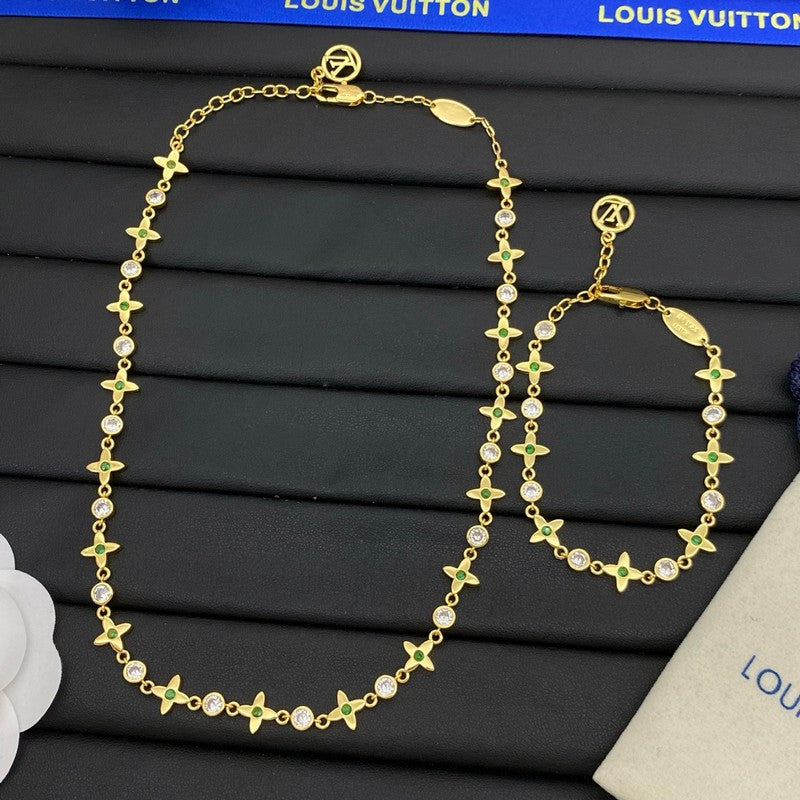 Louis Green Blossom Gold Bracelet