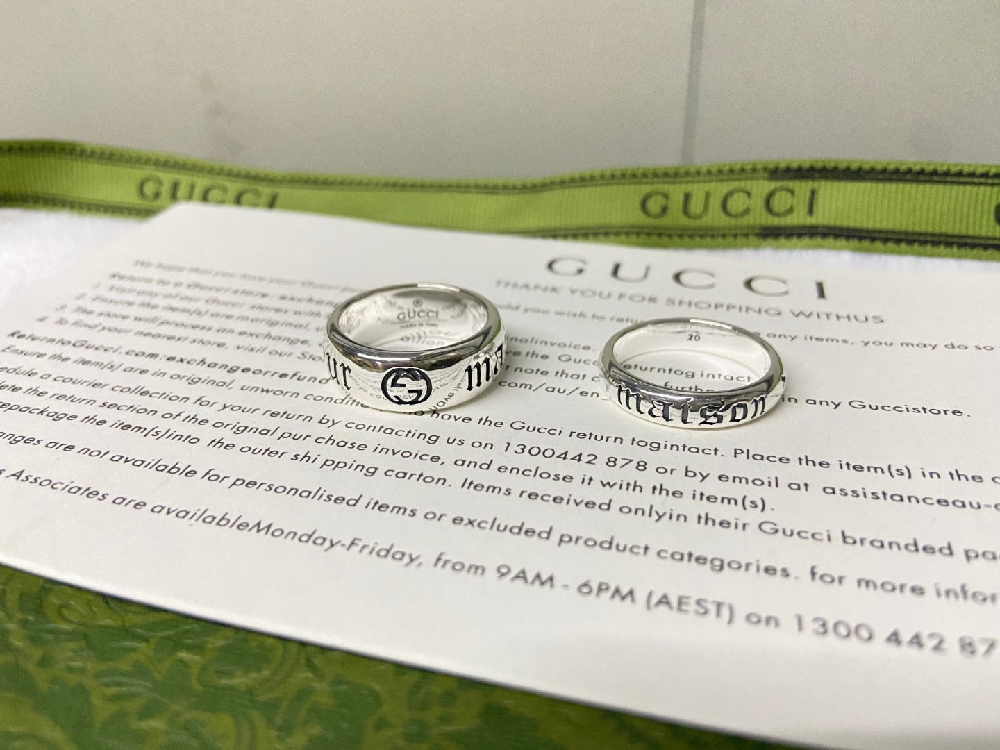 Double G Maison de l'Amour Ring