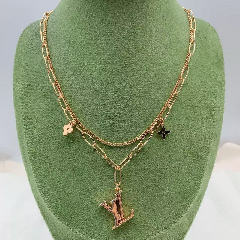 18K Louis Blossom Chain Necklace