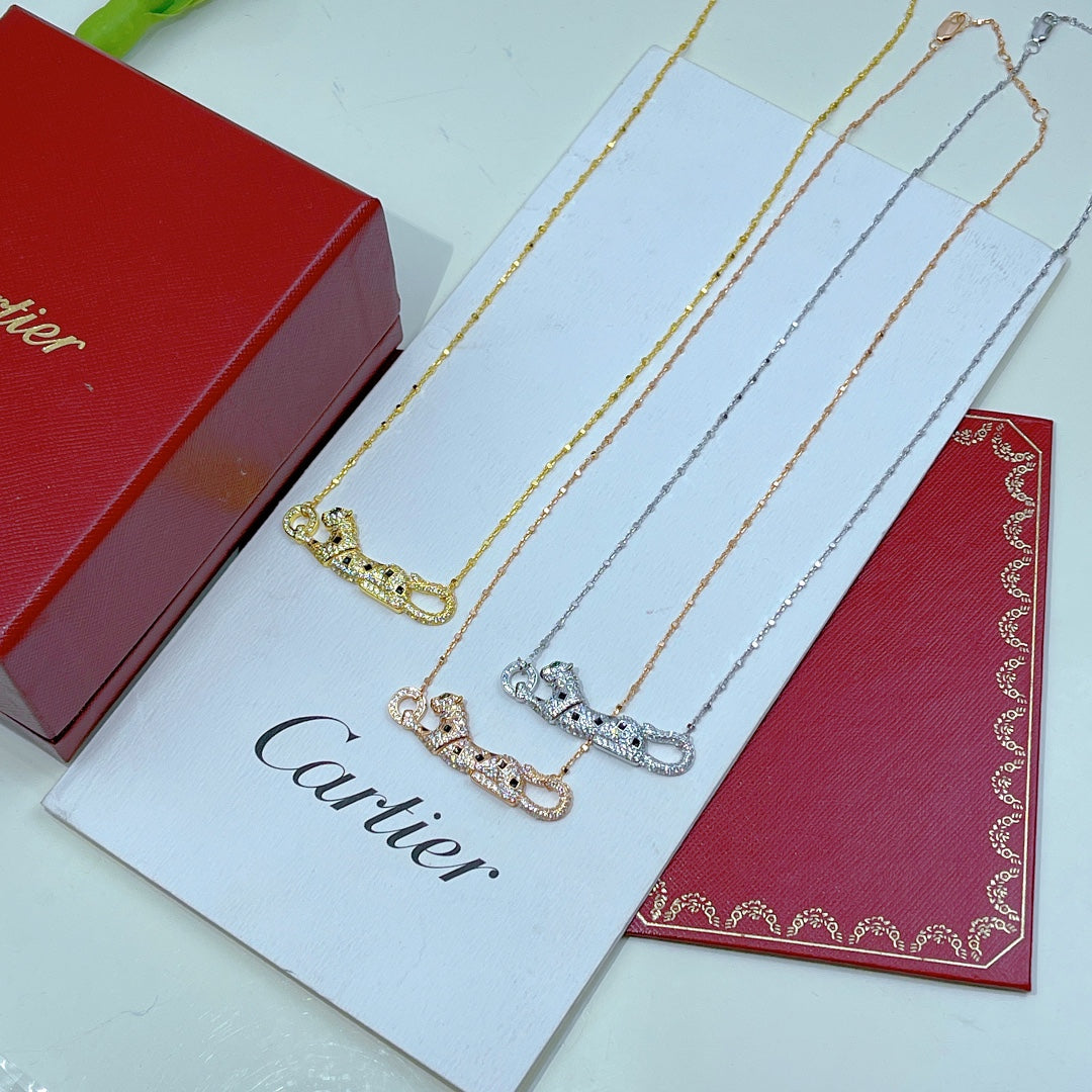 18K Panthère De Diamonds Necklace