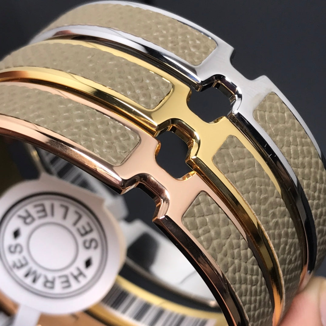 18K Olympe Étoupe H Bracelet