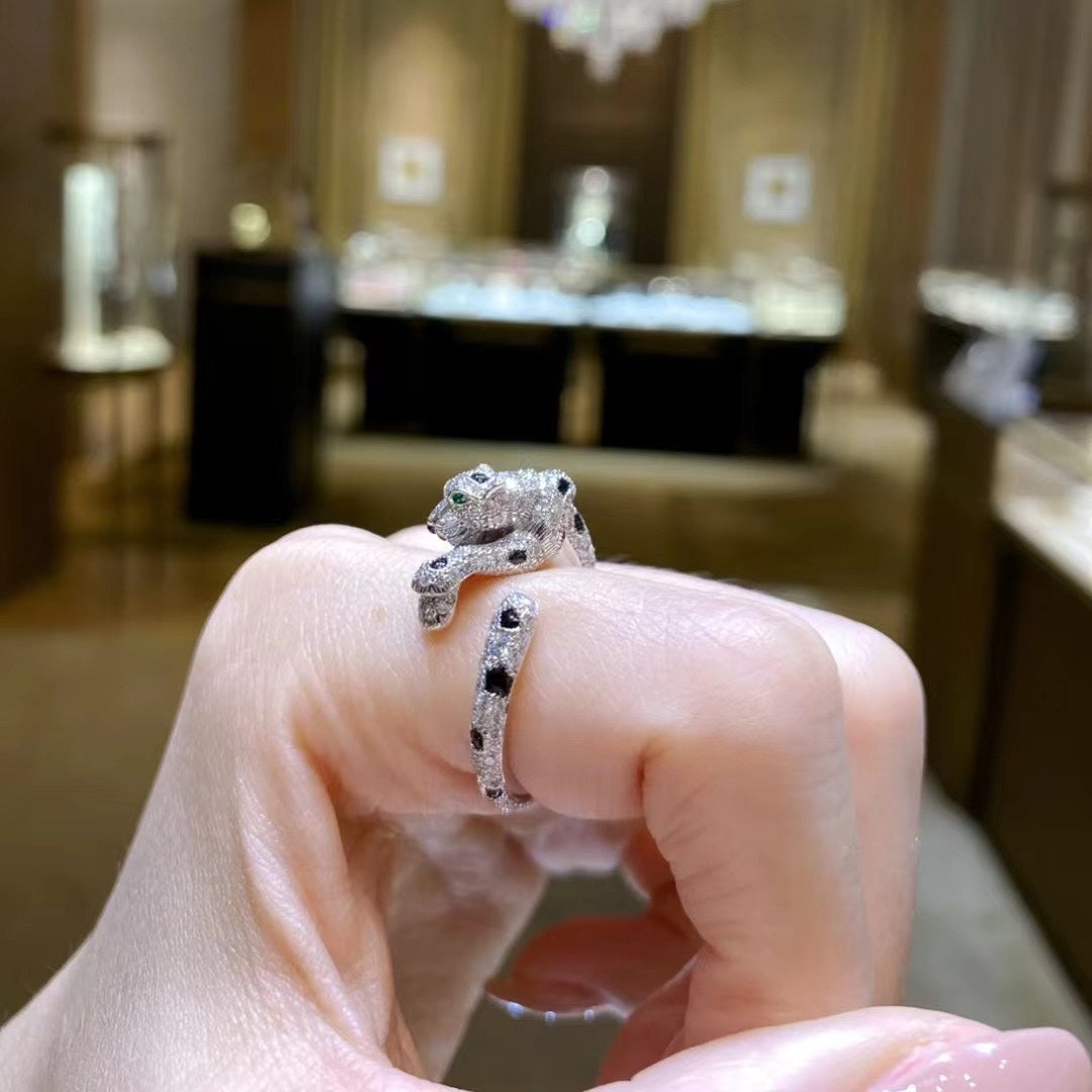 18K Panthère De Diamond Ring