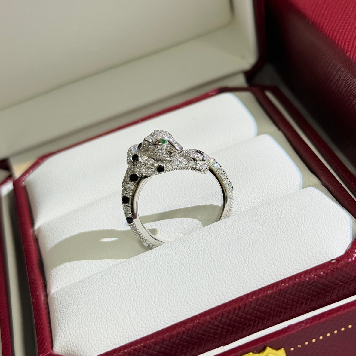 18K Panthère De Diamond Ring