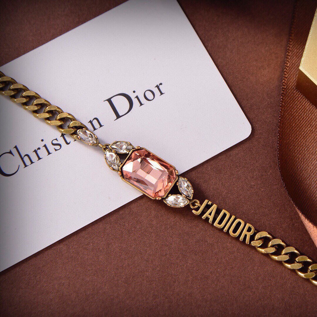 18K CD J’Adior Multicolor Crystals Bracelet