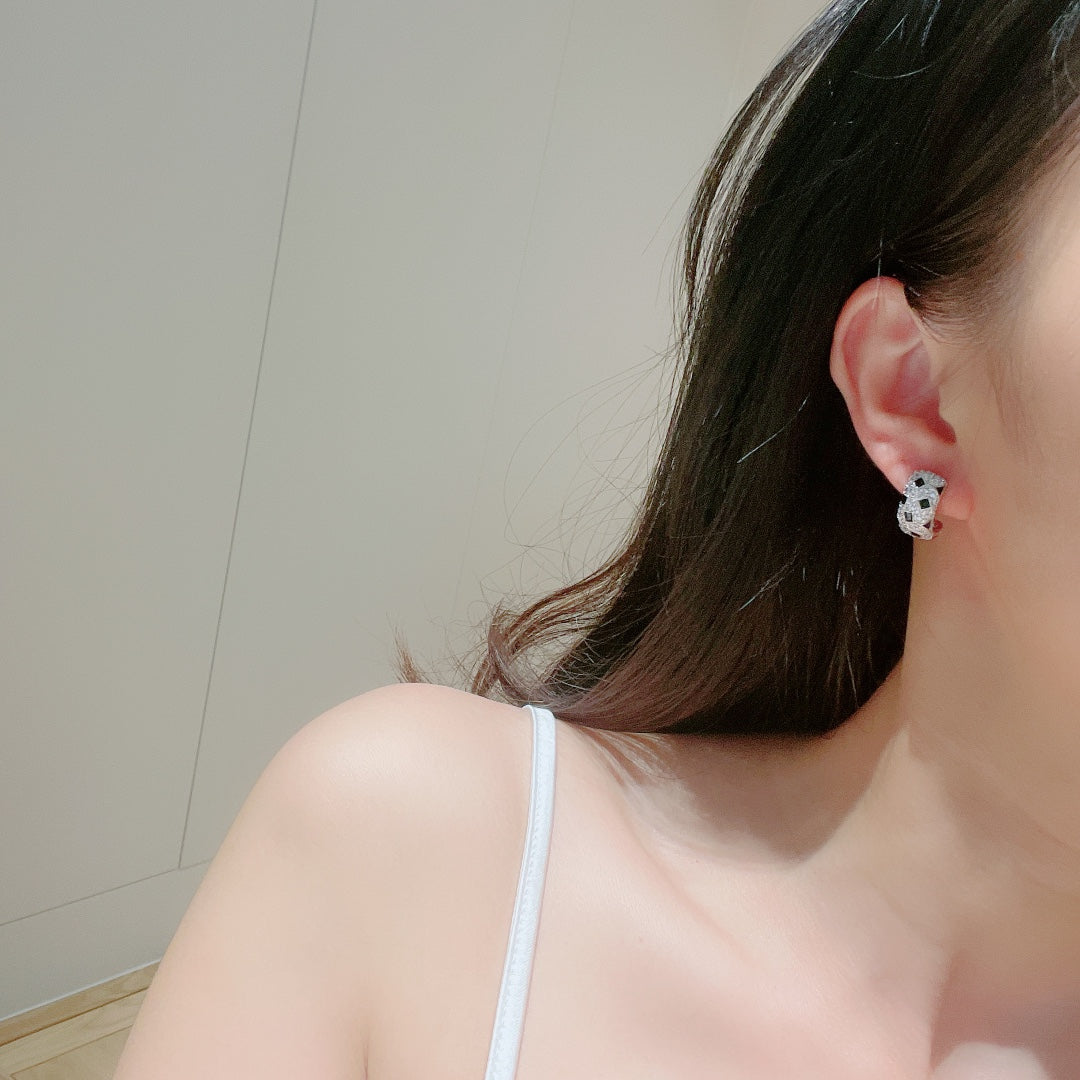 18k Panthère De Earrings