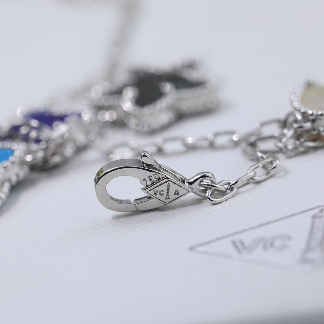 18K Sweet Alhambra Four Motifs Bracelet