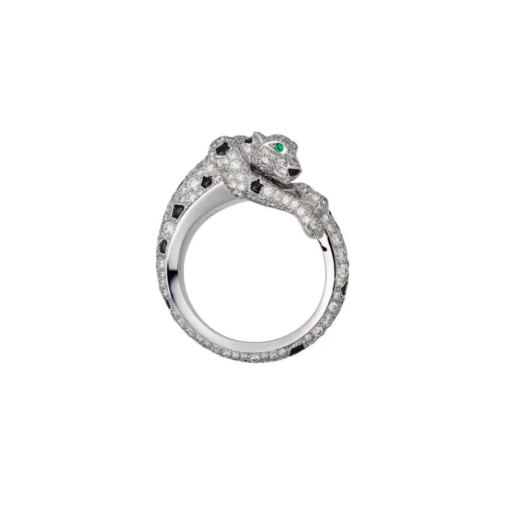 18K Panthère De Diamond Ring