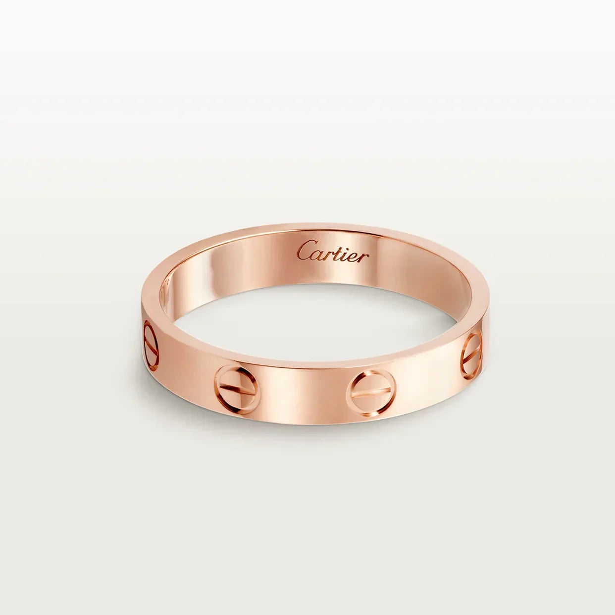 18K Cartier Love Wedding 4mm Ring