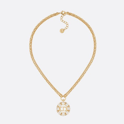 18K Dior Petit CD Pearls Necklace