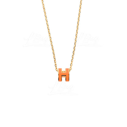 Collier orange Mini Pop H 18 carats