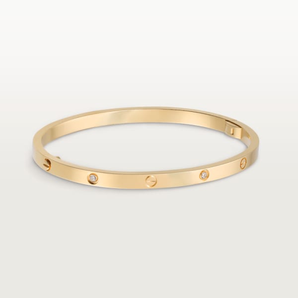 18K Cartier Love Six Diamonds Small Bracelet