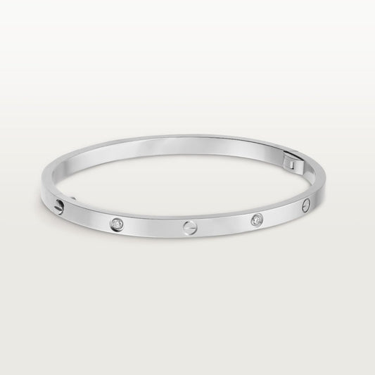 18K Cartier Love Six Diamonds Small Bracelet