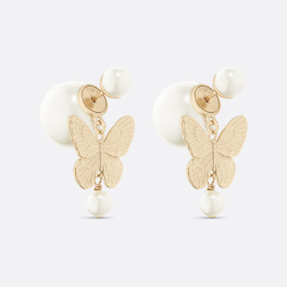 18K Dior Tribales Pearl Earrings