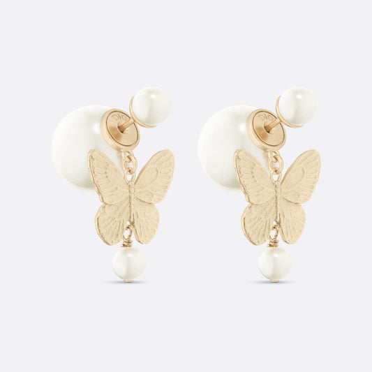 18K Dior Tribales Pearl Earrings