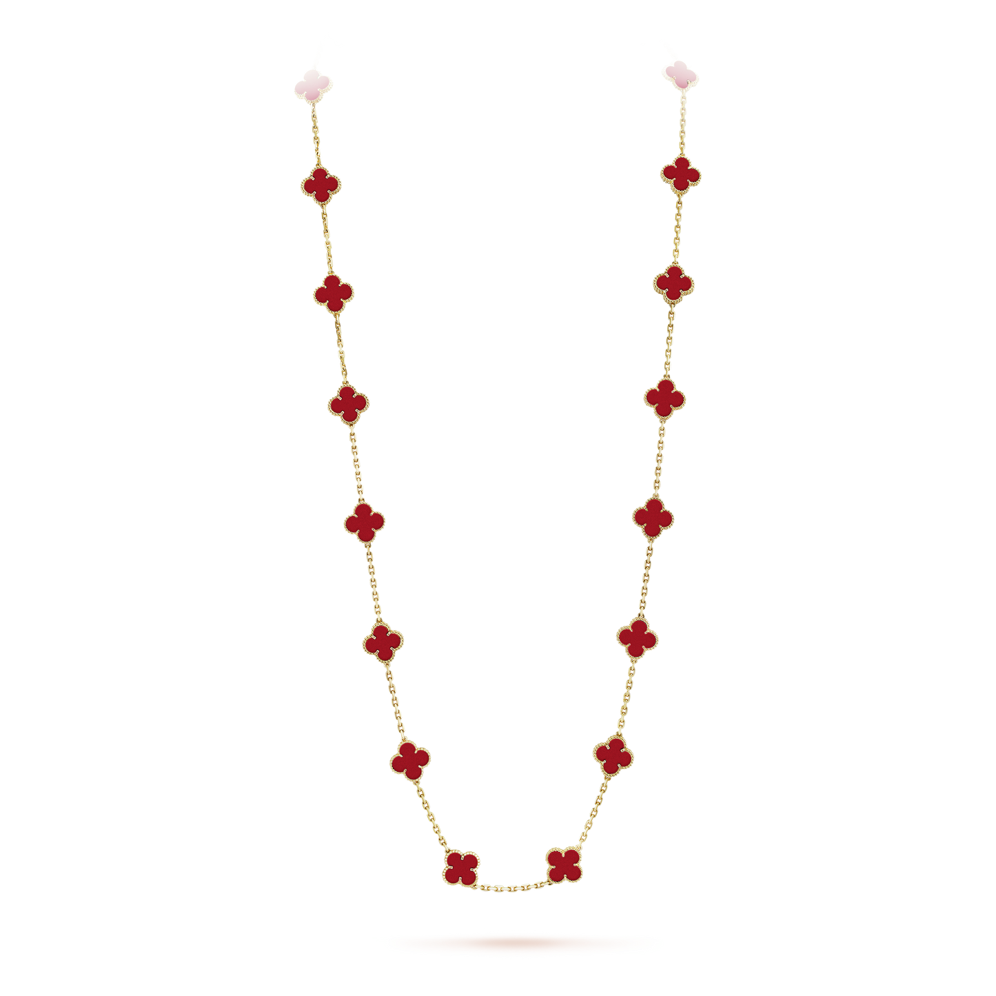 18K Vintage Alhambra 20 Motifs Long Necklace