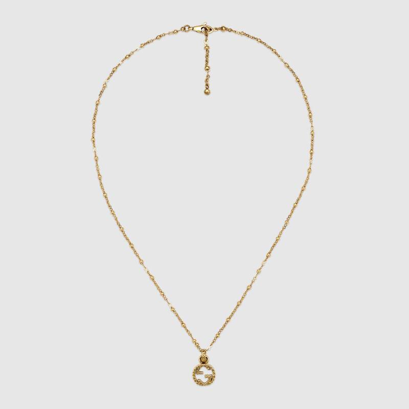 18K GUCCI Interlocking G Necklace