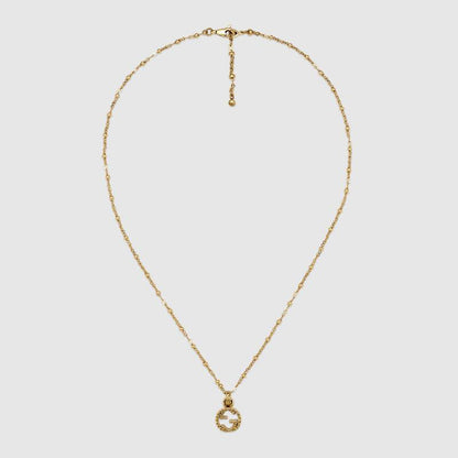 18K GUCCI Interlocking G Necklace