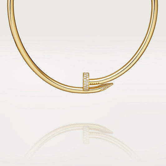 18K Cartier Juste Un Clou Diamond Necklace