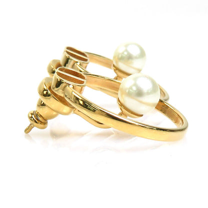 18K CD 30 Montaigne Pearl Earrings