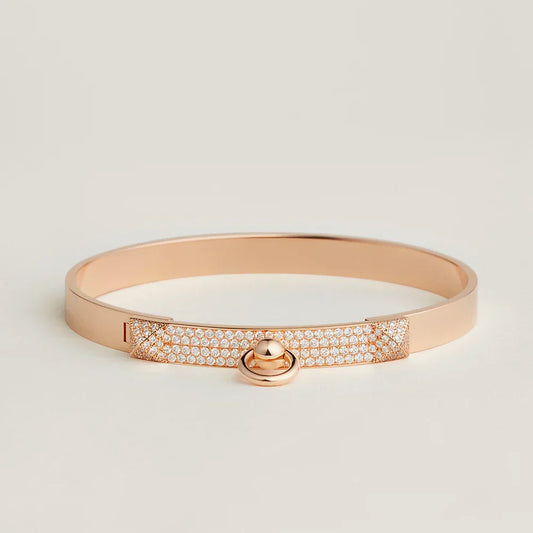 18K Collier De Chien Diamond H Bracelet