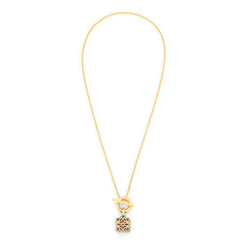18K Anagram Pendant Necklace