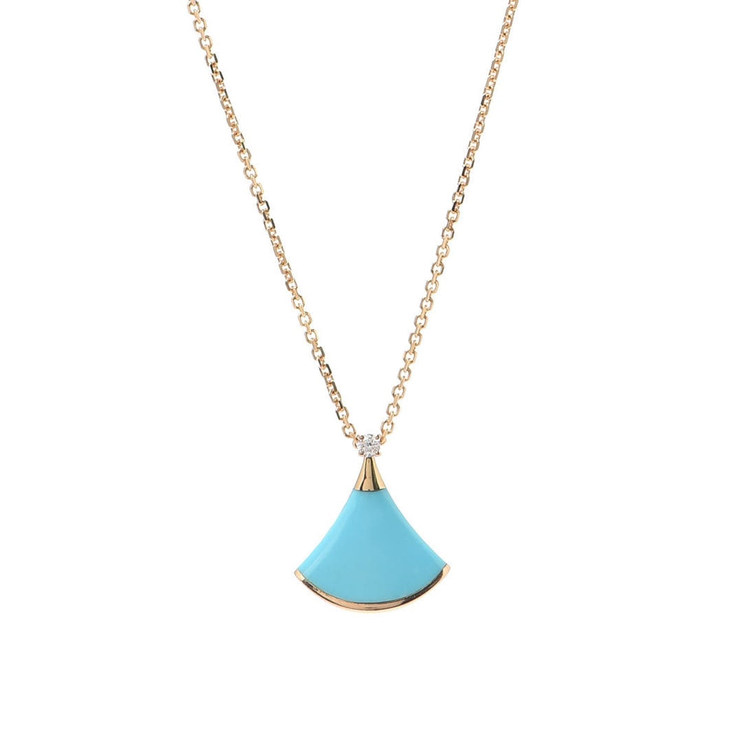 18K BV Divas' Dream Turquoise Pendant Necklace