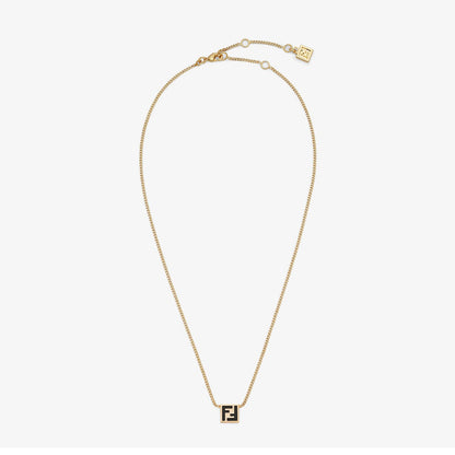 18K F Forever Black Necklace