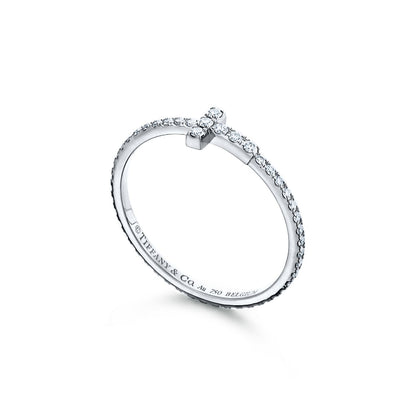 18K T Diamond Wire Ring