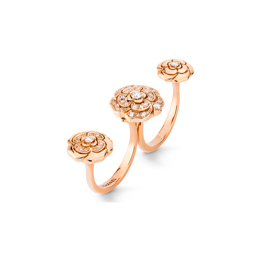 18K Chanel Extrait De Camélia Transformable Ring