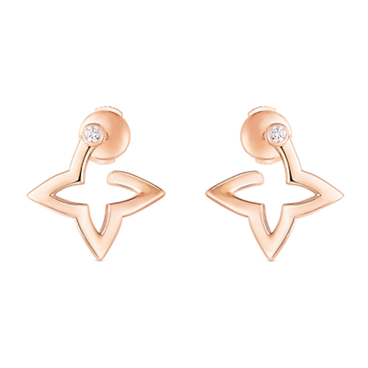 Boucles d'oreilles mini créoles Louis Blossom 18 carats