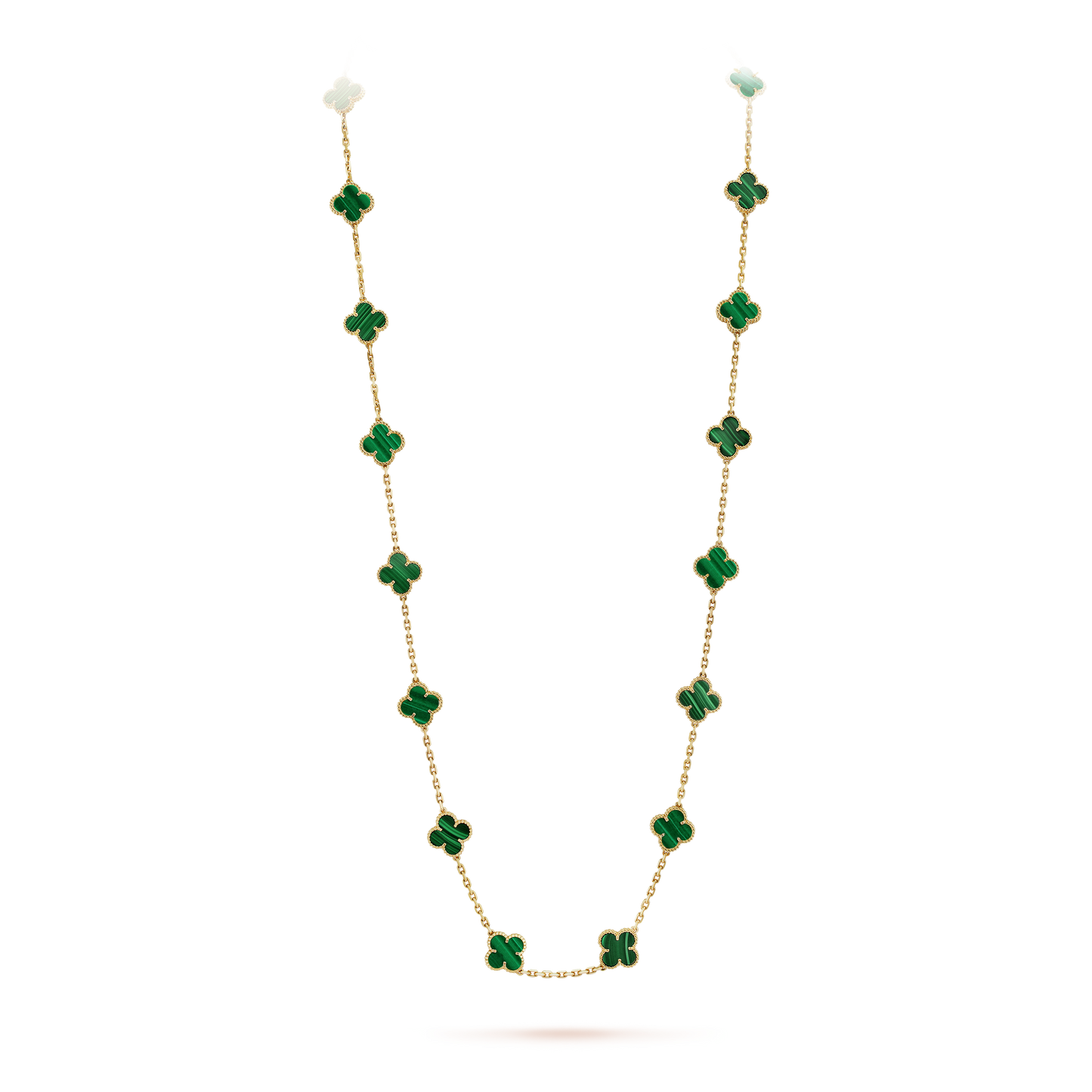 18K Vintage Alhambra 20 Motifs Long Necklace