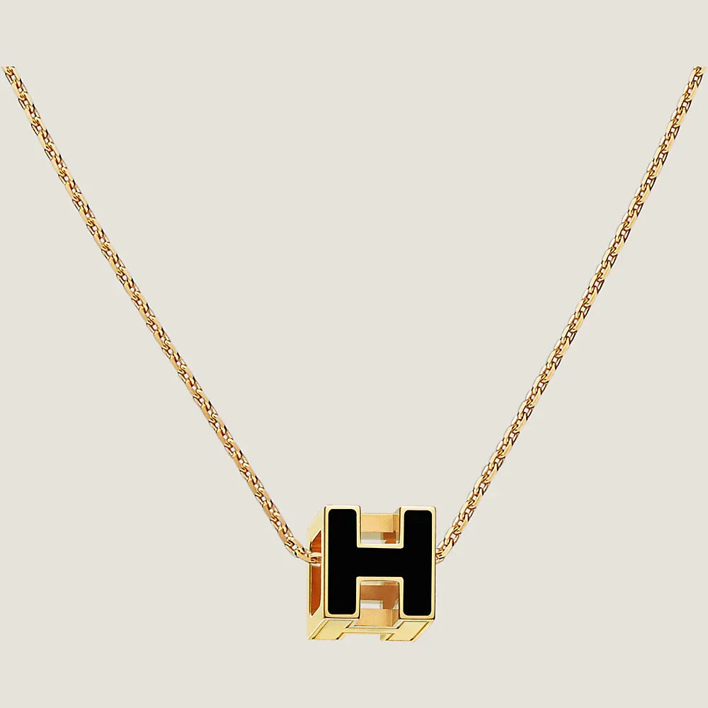 18K Cage D'H H Necklace