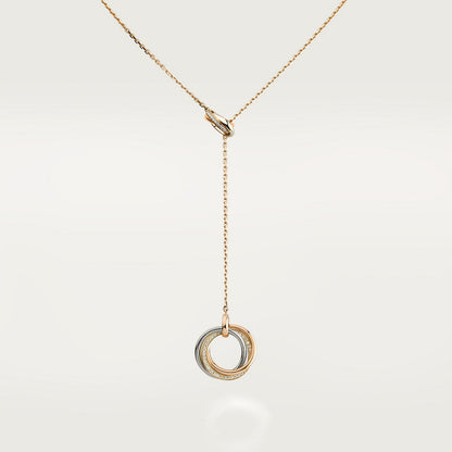 18K Cartier Trinity Diamonds Necklace