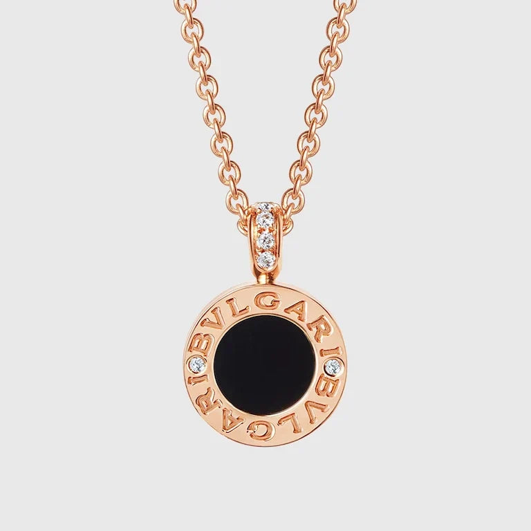 18K BVLGARI BVLGARI Black Ceramic Necklace