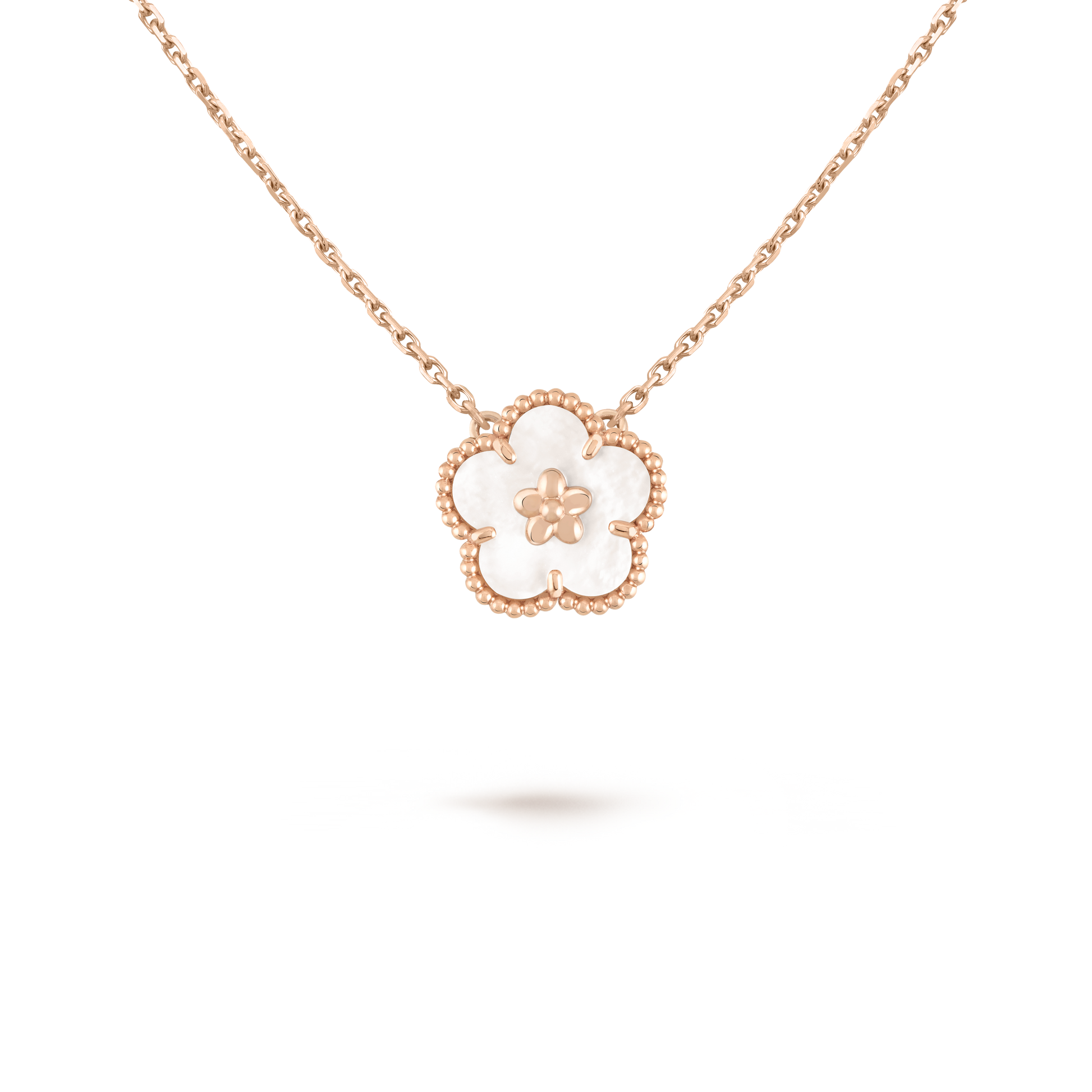 18K Van Cleef & Arpels Lucky Spring Pendant Necklace