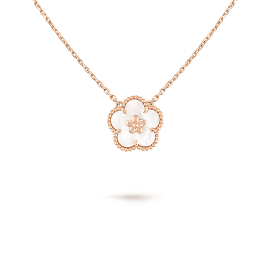 18K Van Cleef & Arpels Lucky Spring Pendant Necklace