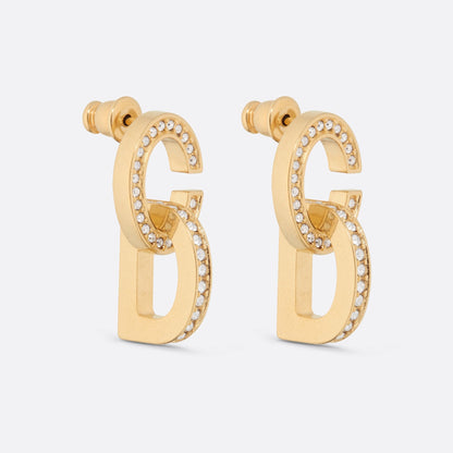 18k Dior CD Lock Earrings