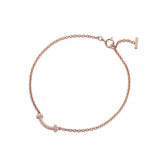 Bracelet diamant sourire 18 carats T